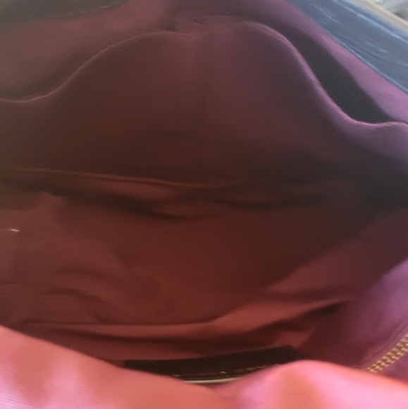 Marc Jacob Blk Genuine Leather Recruit Saddle Bag w/Goldtone Hardware - Picture 9 of 14